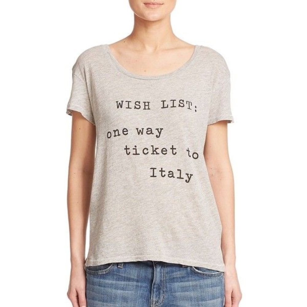 Wildfox Italian Wishlist Tee